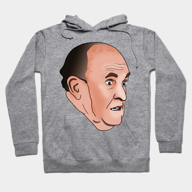 Rudy Giuliani Hair Dye Meme Hoodie by Barnyardy